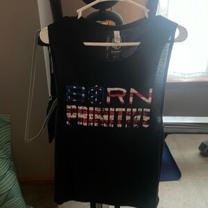 Like new- Born Primitive Americana muscle tank- xl